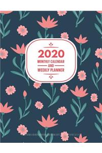 2020 Monthly Calendar And Weekly Planner