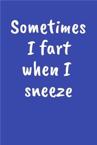 Sometimes I Fart When I Sneeze