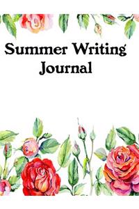 Summer Vacation Journal for Girls. Creative Writing