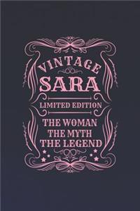 Vintage Sara Limited Edition the Woman the Myth the Legend