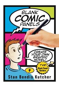 Blank Comic Panels (Black Panel Borders 7"x10")