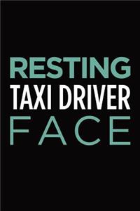 Resting taxi driver face