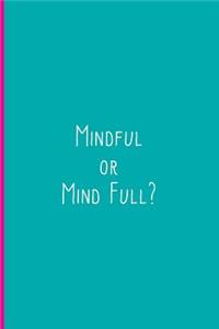 Mindful or Mind Full?