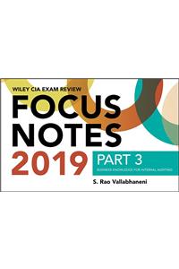 Wiley CIA Exam Review 2019 Focus Notes, Part 3
