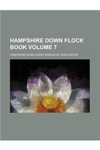 Hampshire Down Flock Book Volume 7