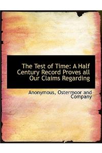The Test of Time