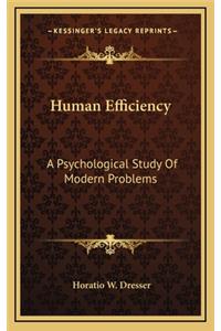 Human Efficiency
