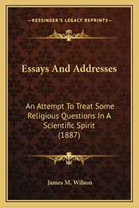 Essays And Addresses