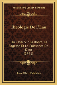 Theologie De L'Eau