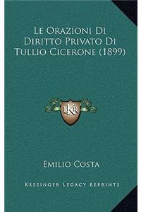 Orazioni Di Diritto Privato Di Tullio Cicerone (1899)