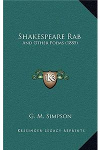 Shakespeare Rab
