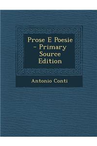 Prose E Poesie