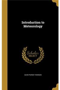 Introduction to Meteorology