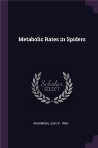 Metabolic Rates in Spiders