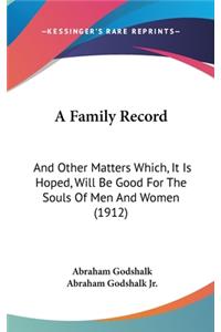A Family Record