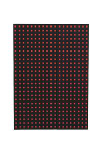 Black on Red (Quadro) B5 Lined Notebook