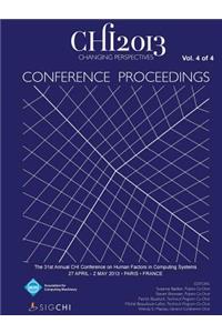 Chi 13 Proceedings of the 31st Annual Chi Conference on Human Factors in Computing Systems V4
