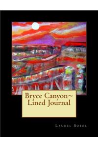 Bryce Canyon Lined Journal