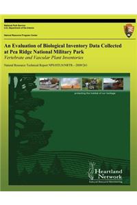 Evaluation of Biological Inventory Data Collected at Pea Ridge National Military Park