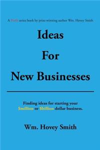 Ideas for New Businesses