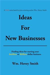 Ideas for New Businesses