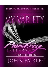 My Variety Poetry Letters