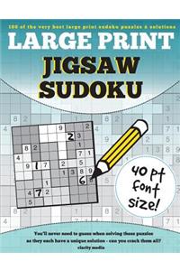 Large Print Jigsaw Sudoku