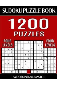Sudoku Puzzle Master Book 1,200 Puzzles, 300 Easy, 300 Medium, 300 Hard and 300 Extra Hard