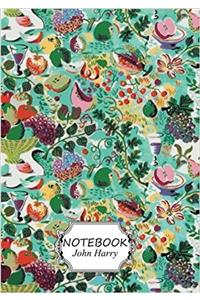 Fruit Pattern Notebook: Pocket Notebook / Journal / Diary: 1