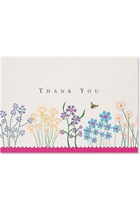 Thank You Notes Sparkly Garden