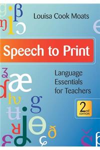 Speech to Print