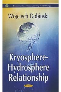 Kryosphere - Hydrosphere Relationship