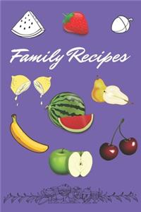 Family Recipes Book