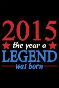 2015 The Year A Legend Was Born