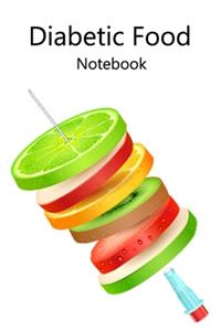 diabetic food Notebook