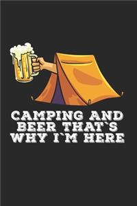 Bier Camping Notizbuch