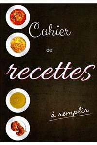 Cahier de recettes