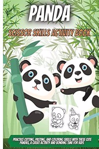 Panda Scissor Skills Activity Book
