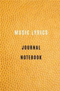 Music lyrics journal Lined Paper And Staff, Manuscript Paper For Notes, Lyrics And Music. For Musicians, Music Lovers, Students, Songwriting 105 Pages 6x9