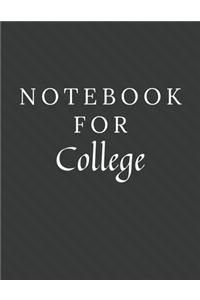 Notebook For College