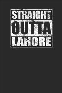 Straight Outta Lahore Journal for Pakistan Pride Notebook with 120 Lined Blank Pages