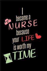 I Became A Nurse Because Your Life Is Worth My Time