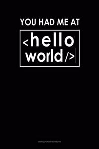 You Had Me at Hello World