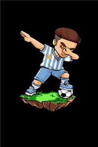 Dabbing Soccer Player - Argentina