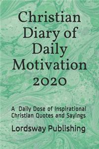 Christian Diary of Daily Motivation 2020