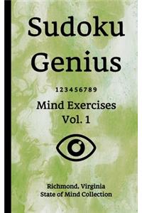 Sudoku Genius Mind Exercises Volume 1