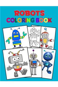 Robots Coloring Book