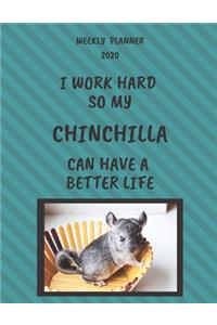 Chinchilla Weekly Planner 2020