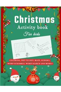 Christmas Activity book for Kids