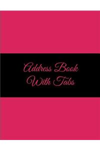 Address Book with Tabs